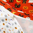 thumbnail image 4 of Homewish Cute Halloween Ghost Witch Duvet Cover Queen,Pumpkin Haunted House Pattern Queen Bedding,Orange Black,Halloween Reversible,3 Pieces,1 Duvet Cover and 2 Pillowcases, 4 of 6