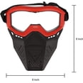 thumbnail image 2 of Paquete de 2 máscaras tácticas compatibles con Nerf Rival, Apollo, Zeus, Khaos, Atlas, Artemis Blasters Rival Mask, 2 of 5