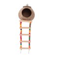 thumbnail image 2 of Coconut Bird House, Promotes Exercise Coconut Hideaway  Durability  For Hamster For Terrace, 2 of 8