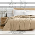 thumbnail image 2 of Southshore Fine Living, Inc. California/King Comforter, Fluffy Down Alternative Comforter, Soft Sand, 2 of 9