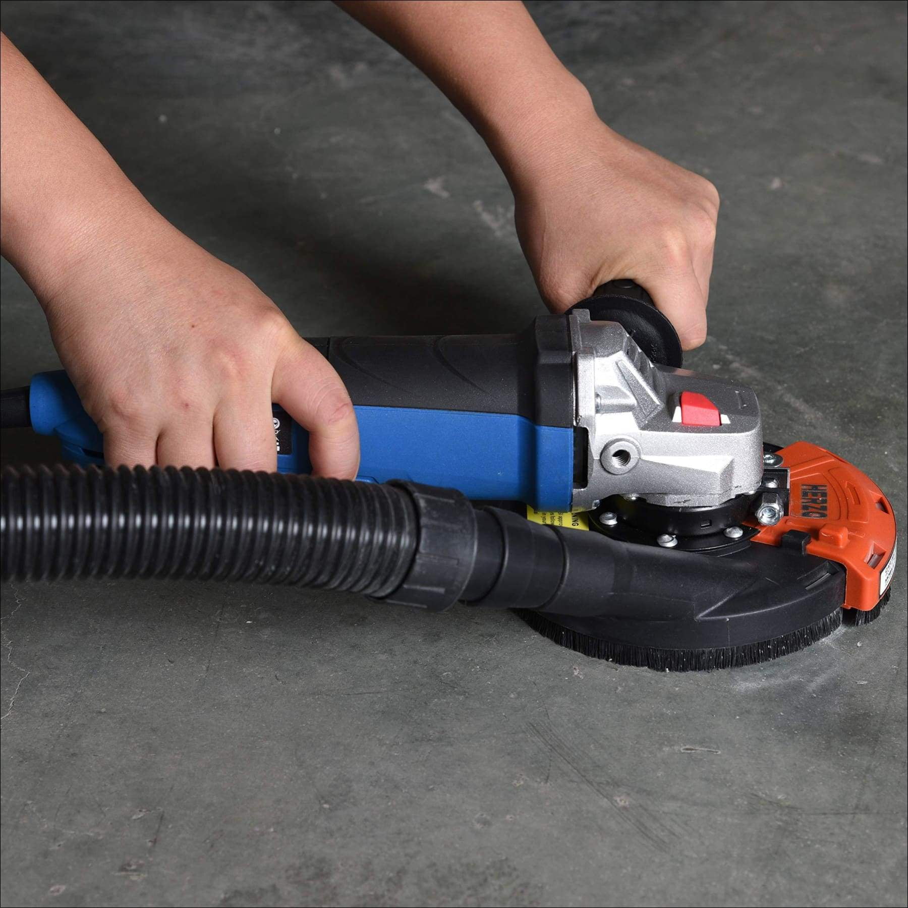 HERZO Universal Surface Grinding Dust Shroud for Angle Grinder 7 Inch