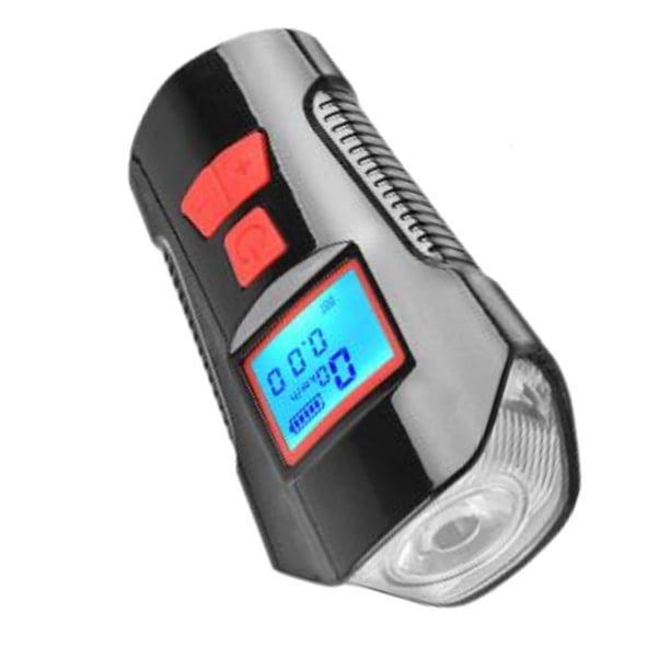 Eigraketly 300LM USB recargable bicicletas computadora linterna manillar velocímetro regulable cabeza luz seguridad ciclismo fuerte brillo Ciclismo Rojo Eigraketly OD027422-02