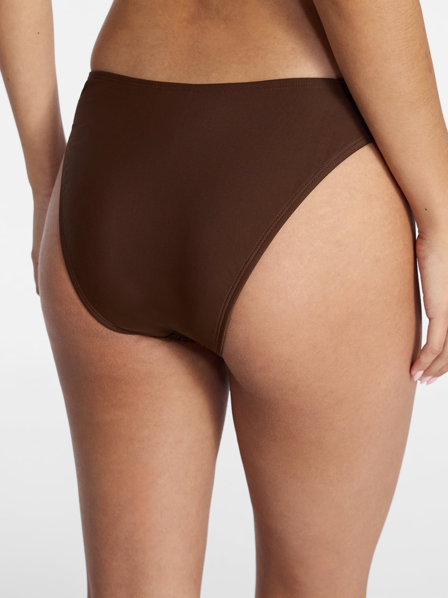 No Boundaries High-Leg Bikini Bottoms, Women's XXS-XXL