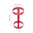 thumbnail image 3 of Shisuyan Heavy Duty Fire Extinguishers Bracket Metal Fire Extinguisher Mount 2KG Fire Extinguisher Holder, 3 of 8