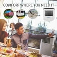 RolliBot 14,000 BTU Portable Air Conditioner with Dehumidifying and