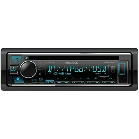 Kenwood KDC-X305 Bluetooth Single DIN CD receiver with Alexa