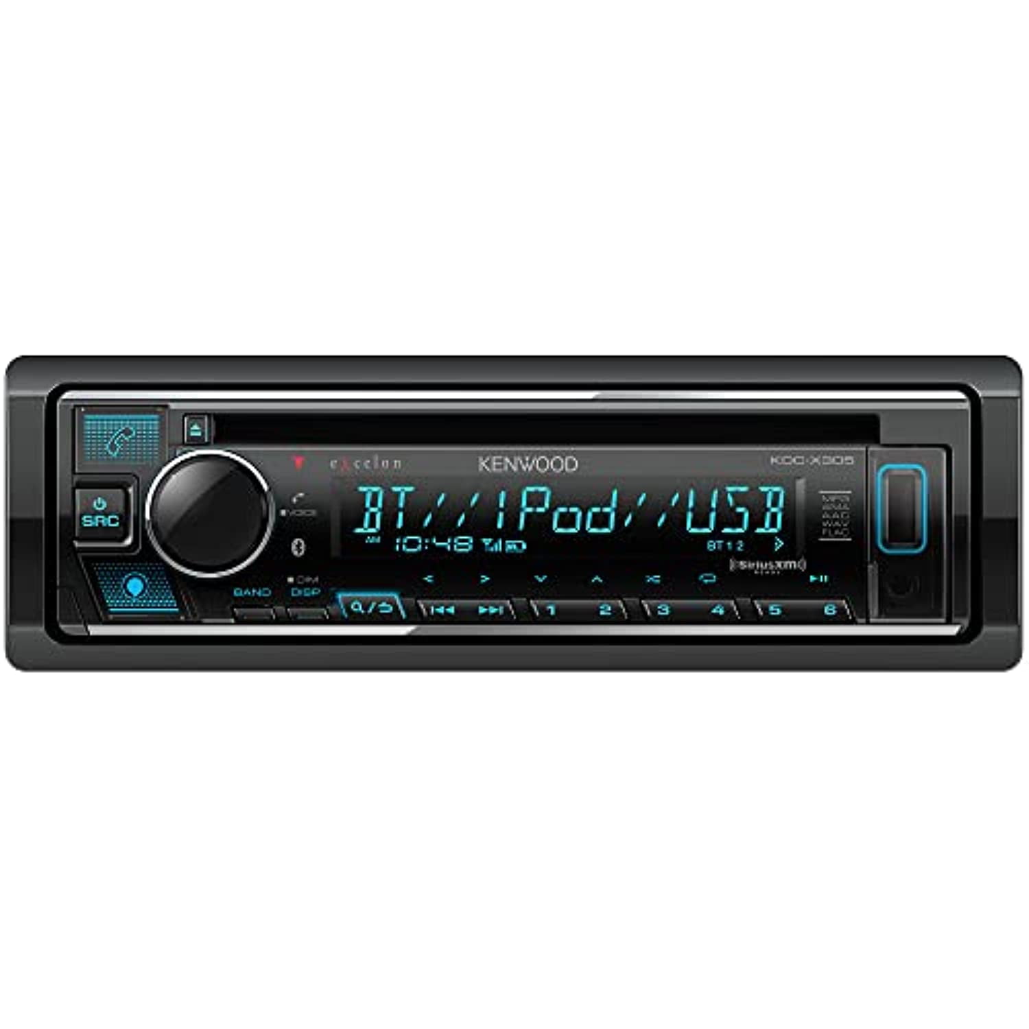 Kenwood KDC-X305 Bluetooth Single DIN CD receiver with Alexa