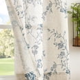 thumbnail image 3 of Cortina Jinchan Floral para Cocina en Lino 137x138 cm 2 Paneles, 3 of 9