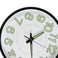 thumbnail image 4 of Reloj de pared luminoso, reloj de pared redondo, 4 of 8