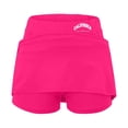 thumbnail image 6 of oqasdz Women's Mid Rise Elastic Waist Solid Color Seamless Stretch Fit Culottes with Pocket Sports Workout Casual Fashion Outdoor Skirt, 6 of 6