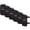 Black, variant on Case-it The Pouch Zippered Pencil Case with Grommets, Lime Green/Blue