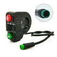 thumbnail image 6 of 3 in 1 Ebike Scooter 22mm Handlebar Switch Horn Turn Signal On/Off Button Switch, 6 of 11