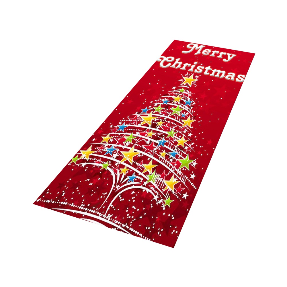 Christmas Area Rugs Flannel Runner Rug Washable Non Slip Christmas