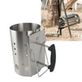 thumbnail image 3 of Démarreur de Cheminée, Démarreur de Cheminée Portable Efficace en Acier Inoxydable pour Camping pour Barbecue, 3 of 8