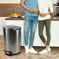 Better Homes & Gardens 14.5Gallon Stainless Steel Garbage Can
