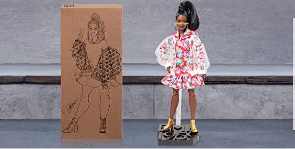 Barbie BMR 1959 Poseable Retro Dolls - One of Each- Bike Shorts & Romper, Neon Overall & Puffer Jacket, Vinyl Bomber Jacket, GHT94, GHT91, GHT96 - SET of 3