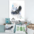 thumbnail image 3 of Designart 'Great Dark Blue Heron Bird Illustration' Farmhouse Framed Art Print, 3 of 4