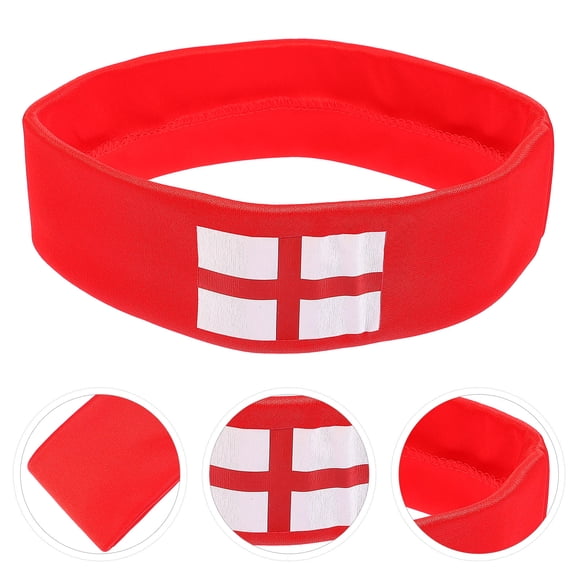 Kitandove Game Day Headbands Red 2Pcs 6.7X2.4X0.8In