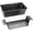 Black, variant on ABCISI Meatloaf Pan with Drain Tray, Nonstick Loaf Pans with Insert Easy Removal Perforated, Reduce the Fat and Kick Up the Flavor, Carbon Steel Loaf Pan Baking Dish Toast Bread Mold, Gray