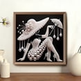 thumbnail image 3 of KOYPTL Special Shaped Diamond Art Painting Kit Hat Lady for Adults & Beginners Crystal Rhinestone Gem Art Craft Home Decor 12×12 Inch Valentines Birthday Gifts for Women Mom, 3 of 5