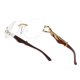 thumbnail image 1 of Gafas de sol JUDOO sin montura, rectangulares, de moda para hombres y mujeres, 1 of 9