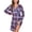 Red Checkered, variant on Ekouaer Women's Nightshirt Long Sleeve Button Down Nightgown V-Neck Sleepwear Pajama Dress