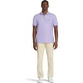 thumbnail image 3 of IZOD Men's Advantage Performance Short Sleeve Polo Shirt Classic Fit Dahlia Purple Medium, 3 of 7