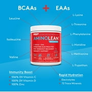 RSP Nutrition AminoLean Recovery Post Workout BCAAs and EAAs Amino Acids Supplement for Lean Muscle, Blood Orange Flavor, 30 Servings