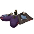 thumbnail image 3 of Puff Cama Matrimonial 2 en 1 con Taburete Baggy Morado 140 x 180 cm Baggy Puff Baggy 2 Bed Matrimonial con Taburete Purple 140 x 180 cm, 3 of 3