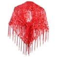 thumbnail image 3 of Women Shawl Wrap Ladies Sequin Shawl Cape for Formal Occasion Evening, 3 of 7