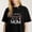 Black-4, variant on Women's T-shirt Italian Mom Pride Graphic Tee Lightweight Cultural Top S-4XL