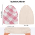 thumbnail image 4 of BZSMCE Winter Beanie Hats Casual Warm Cozy CapHeartfelt Harmony Pattern, 4 of 7