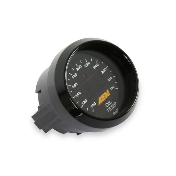 AEM 30-4402 Digital Oil Temperature Gauge - 100-300 F
