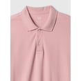 thumbnail image 4 of Polo GAP de piqué elástico para hombre, color rosa envejecido, talla M, 4 of 4