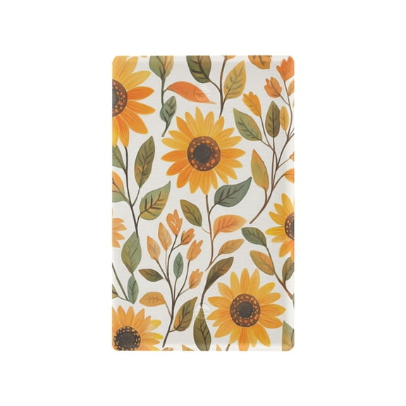 Yayeee Blank Wall Plate Cover 1-Gang 4.5"x2.7" Home Unused Decorative Outlet, Watercolor Sunflowers