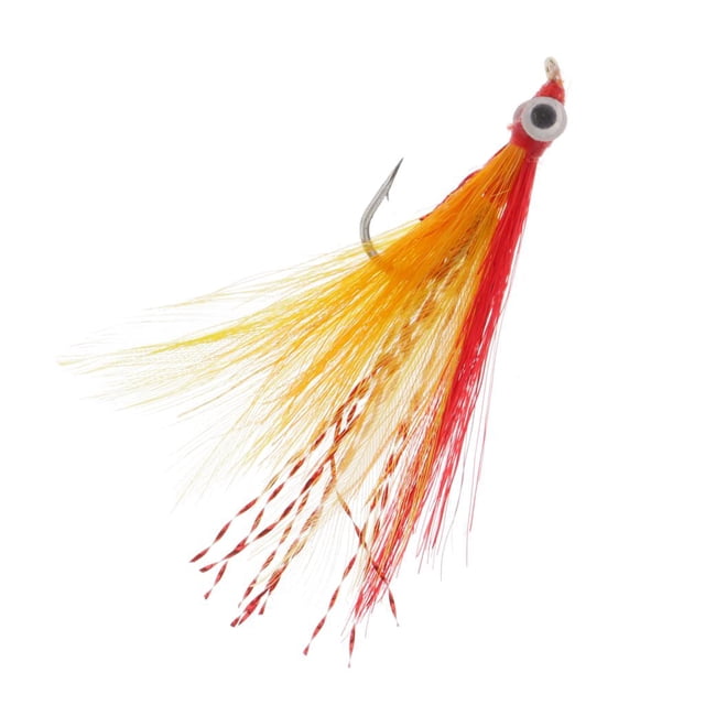 Moscas de Pesca con Mosca de Pececillo Kusrkot Moscas Flotantes de agua de Lubina Tamaño de Anzuelo 6 #