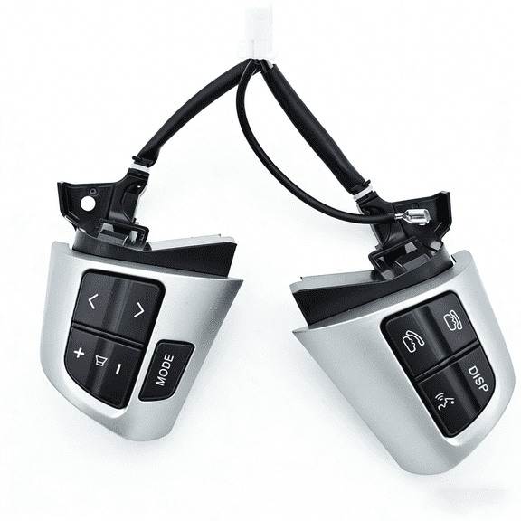 Steering Wheel Switch Replacement For Toyota Corolla 2010-2013 Cruise Control Switch Steering Wheel Control Switch Button Replacement 8425002230-silver-one piece