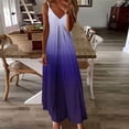 thumbnail image 1 of Liquidation d'Été 2025! Robe pour Femmes Grande Taille, Liquidation de Robes d'Été pour Femmes, Robe d'Été Décontractée pour Femmes à Plis Imprimée Camis Sans Manches à Col en V, 1 of 5