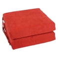 thumbnail image 4 of Blazing Needles Indoor 16" x 16" Microsuede Chair Cushion, Cardinal Red, 4 of 4