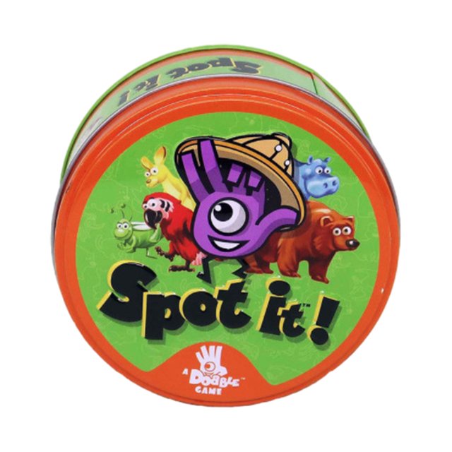 Ygjytge Spot It Game Animal Fun Cards Con Caja Metal Juguete Educativo (osos)