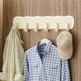 thumbnail image 2 of Wall Hooks Adhesive Hanging Rack with 6 Hooks for Bathroom Kitchen Entryway Storage Decor, 2 of 6