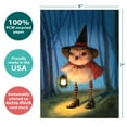 thumbnail image 4 of Tree-Free Greetings Halloween Greeting Card 12 Pack, 5x7, Chick or Tweet (HP60614), 4 of 7