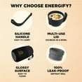 thumbnail image 6 of ENERGIFY Vacuum Insulated Thermos Food Container, Stainless Steel, 17oz, Black Matte, 6 of 9