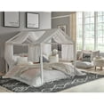 thumbnail image 2 of Signature Design by Ashley Contemporary Flannibrook Full House Bed Frame  White, 2 of 8