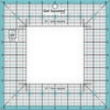 June Tailor Get Squared Quilt Ruler for Cutting 8.5" and 4.5" Fabric Squares