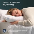 thumbnail image 3 of Nuzzle Cooling Adjustable Pillow for Side Sleepers, Luxury Standard Size Bed Pillow Hotel Collection - Best Adjust Height Soft Fi, 3 of 8