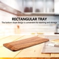 thumbnail image 3 of South American Walnut Tray, Solid Wood Wooden Afternoon Tea Tray, Fruit Tray, Coffee Shop Simple Snack Tray, 3 of 4