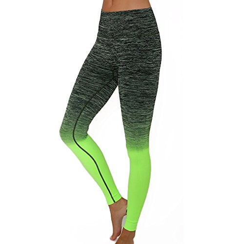 neon green yoga pants