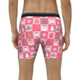 thumbnail image 4 of Easygdp Pink Christmas Cheer Men's Boxer Briefs Men’s Underwear Boxer Briefs for Men, 4 of 7