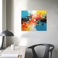 thumbnail image 3 of ONETECH Hand Painted Abstract Oil Painting on Canvas Modern Wall Art Decor Hanging 16\x12\, 3 of 4
